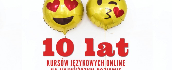 10 lat kursów językowych online - urodziny Paroli
