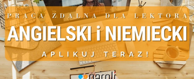 Lektor języka niemieckiego i angielskiego - praca zdalna