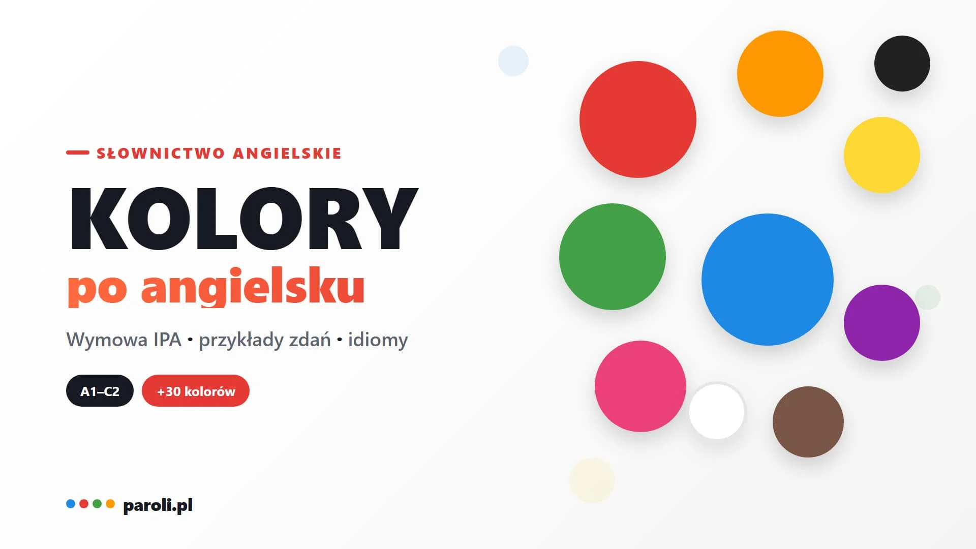 kolory po angielsku